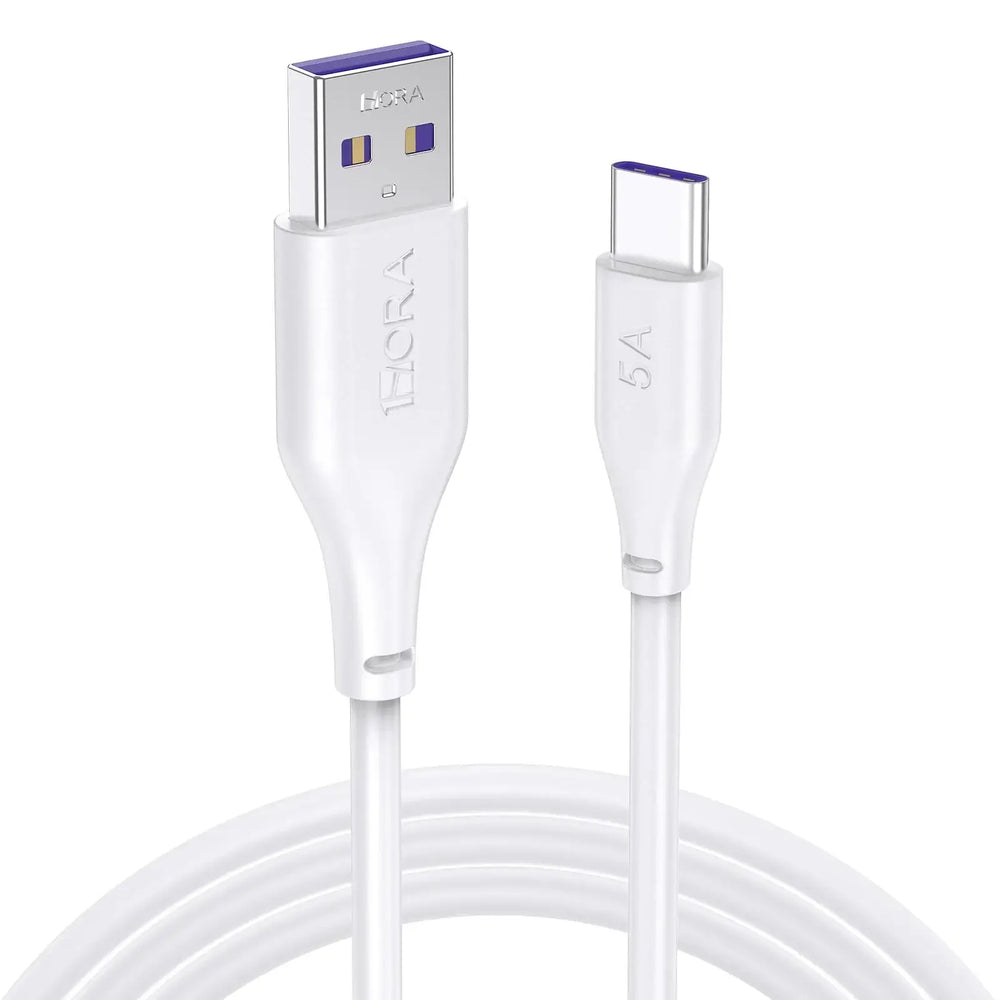 1HORA V8 Series 5A High Density Data Cable USB-A TO TYPE-C