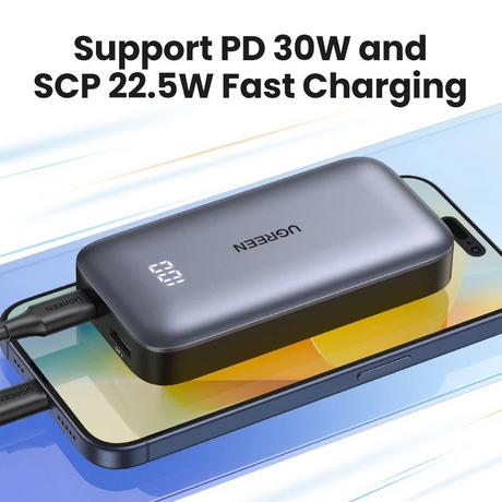 UGREEN PB502 10000mAh Two-way Fast Charging Power Bank – 25185