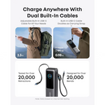 Anker Zolo Power Bank (25K, 165W, Built-In and Retractable Cables) – A1695
