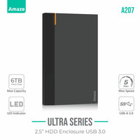 Amaze A207 Ultra Series 2.5″ USB 3.0 HDD Case
