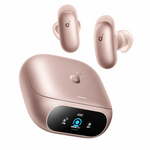 Anker Soundcore Liberty 5 Pro earbuds in Rose Gold with smart-screen charging case