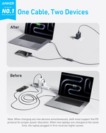 Anker 140W 2-in-1 USB-C to USB-C Cable – A8895