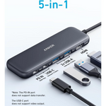 Anker 332 USB-C Hub (5-in-1) – A8355