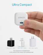 Anker Cube 20w Charger with Type-C to Type-C Cable White – B2149