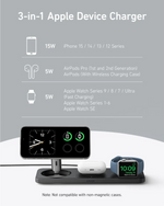 Anker Foldable 3-in-1 Wireless Charging Station Qi2 Certified – A25m1