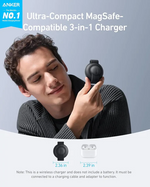 Anker MagGo Wireless Charging Station (Foldable 3-in-1) – B2557