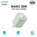 Anker Nano 30W USB C Adapter for iPhone 15 Series A2337