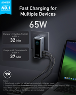 Anker Prime 2-in-1 Power bank 65W, 9600mAh – A1339
