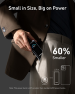 Anker Prime 2-in-1 Power bank 65W, 9600mAh – A1339