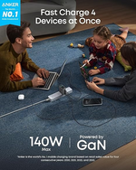 Anker Prime Charger (140W, 4 Ports, GaN) – B2697