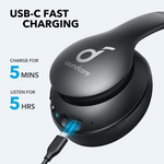 Anker Q10i On-Ear Headphones With 40mm Driver & 60 Hours Playtime
