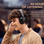 Anker Q30 Headphones with Hybrid Active Noise Cancellation & Up to 40 Hours Playtime