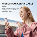 Anker SoundCore Liberty 4 NC True-Wireless Earbuds 6 Mics 50 Hours Battery & Upto 98.5% Noise Reduction