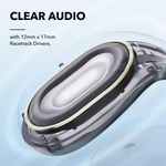 Anker Soundcore C30i Open-Ear Clip Earbuds with Secure Fit – Clarity Black