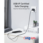 Anker USB C to USB C 240W Upcycled-Braided Fast Charging Cable – A82E2
