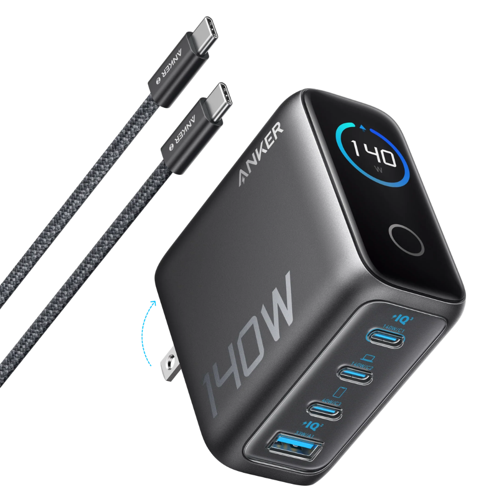 Anker Prime Charger (140W, 4 Ports, GaN) – B2697