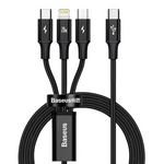 Baseus Rapid Series 3-in-1 Fast Charging Data Cable