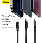 Baseus Rapid Series 3-in-1 Fast Charging Data Cable