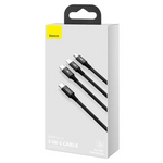 Baseus Rapid Series 3-in-1 Fast Charging Data Cable
