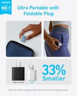 Anker Charger 25W Compact with USB-C & USB-C cable – B2656