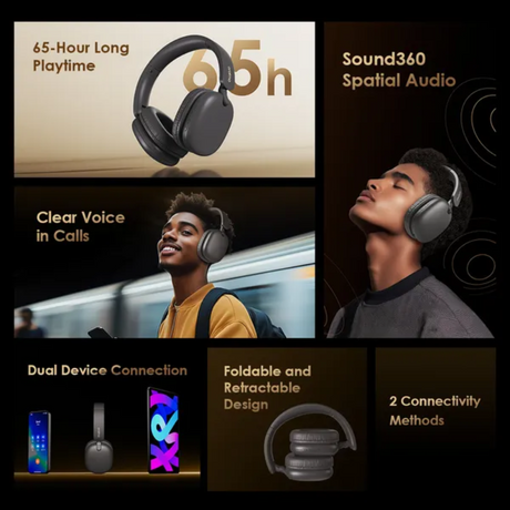 Oraimo BoomPop Lite ENC Over-Ear Wireless Headphones – OHP-317