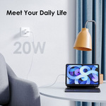 Oraimo PowerCube 20W Fast Charger With Type-C To Type-C Cable White – OCW-E106S+CC54