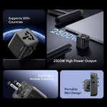 Oraimo PowerOmni 251 2500W Multi-Plug Travel Converter – OCW-T01