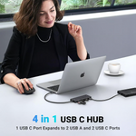 UGREEN 10Gbps 4-in-1 USB 3.2 Adapter Gen 2 with 4 USB-C 3.2 – 35584