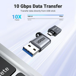UGREEN 10Gbps USB C Female to USB 3.0 Male Adapter – 50533