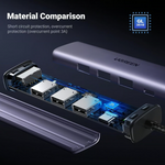 Ugreen 60554 Usb 3.0 To Ethernet Adapter 5 In 1 Multiport Hub