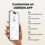 UGREEN HiTune Max5 Hybrid Active Noise Cancelling Headphones with Upto 90 Hours Playtime – HP202