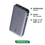 UGREEN 20000mAh Two way Fast Charging Power Bank 100W – PB720