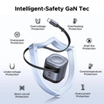 UGREEN 45W GaN Charger with Retractable USB-C Cable – 45865