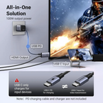 UGREEN 4K Type-C to HDMI with PD Port Cable 2m – 55330