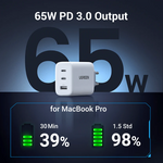 UGREEN 65W USB C Charger with 3-Ports – 90496