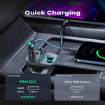 UGREEN 80910 Bluetooth FM Transmitter Car Adapter