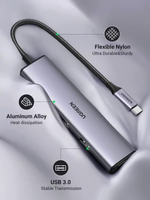 UGREEN Aluminum 4 in 1 USB C to USB 3.0 Hub – 20841
