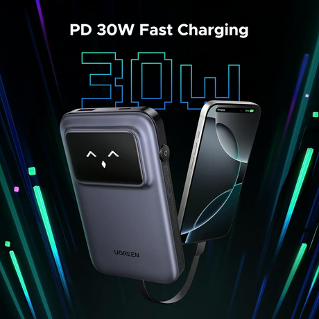 UGREEN UNO Robot 30W Power Bank 10000mAh