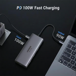 UGREEN USBC 10IN1 2XHDMI+USB-A/C Docking Station – 45380