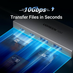 UGREEN USB C Hub Gen2 10Gbps 4 Ports USB 3.2 HUB with 2 USB-C 3.2 and 2 USB-A 3.2 – 30758
