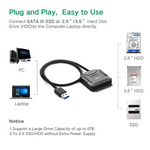 UGREEN USB to SATA Hard Drive Converter Cable EU – 20611