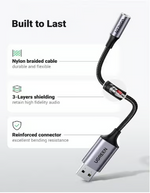 Ugreen USB-A To 3.5mm External Stereo Sound Adapter – 30757