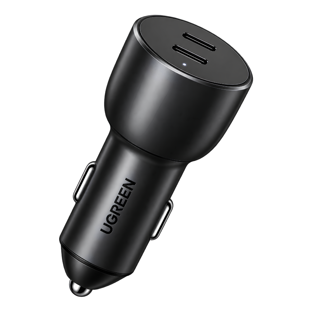 UGREEN 60W Dual Type-C Port PD Fast Car Charger CD213 – 70594