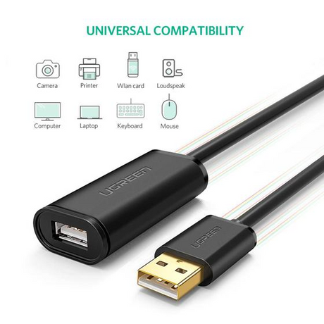Ugreen 10321 USB 2.0 Active Extension Cable 10m