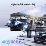 Ugreen 15597 USB-C to 4K@60Hz HDMI + PD Power + 3 x USB3.0 5gbps usb type c Multifunction Adapter