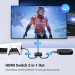 Ugreen 2 IN 1 Output Hdmi Switcher 4K @ 60HZ – 50966