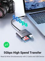 Ugreen 3-in-1 Usb C SD Card Reader – 80798