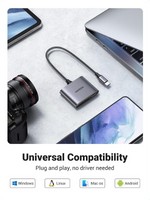 Ugreen 3-in-1 Usb C SD Card Reader – 80798