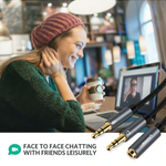 Ugreen 3.5mm F/M To 2 Male Audio Cable – 20899