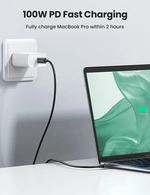 Ugreen 30389 Thunderbolt 4 USB-C to USB-C Cable 100W 40Gbps 0.8 Meter
